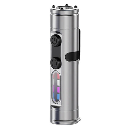Taclite Magnetic Mini Flashlight with Hat Clip USB-C Rechargeable Work Inspect Light UV Lamp for Outdoor Camping Hiking & Emerg
