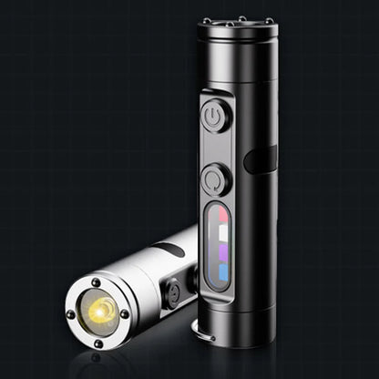Taclite Magnetic Mini Flashlight with Hat Clip USB-C Rechargeable Work Inspect Light UV Lamp for Outdoor Camping Hiking & Emerg