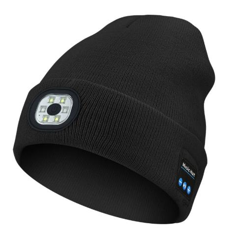Bluetooth Headset Hat Led Luminous Wireless Music