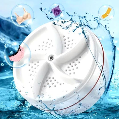 Portable Mini Turbo Washing Machine, Which Can Clean Underwear, Briefs, Socks, Tableware And So On